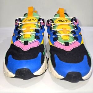 Nike Air Max 270 React Big Kids Causal Shoes CU4668-001 Size 3Y